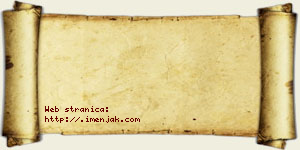 Nadja Jelovac vizit kartica